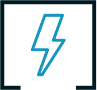 Electrical icon lightning bolt